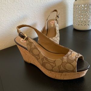 Coach Wedges Size 10